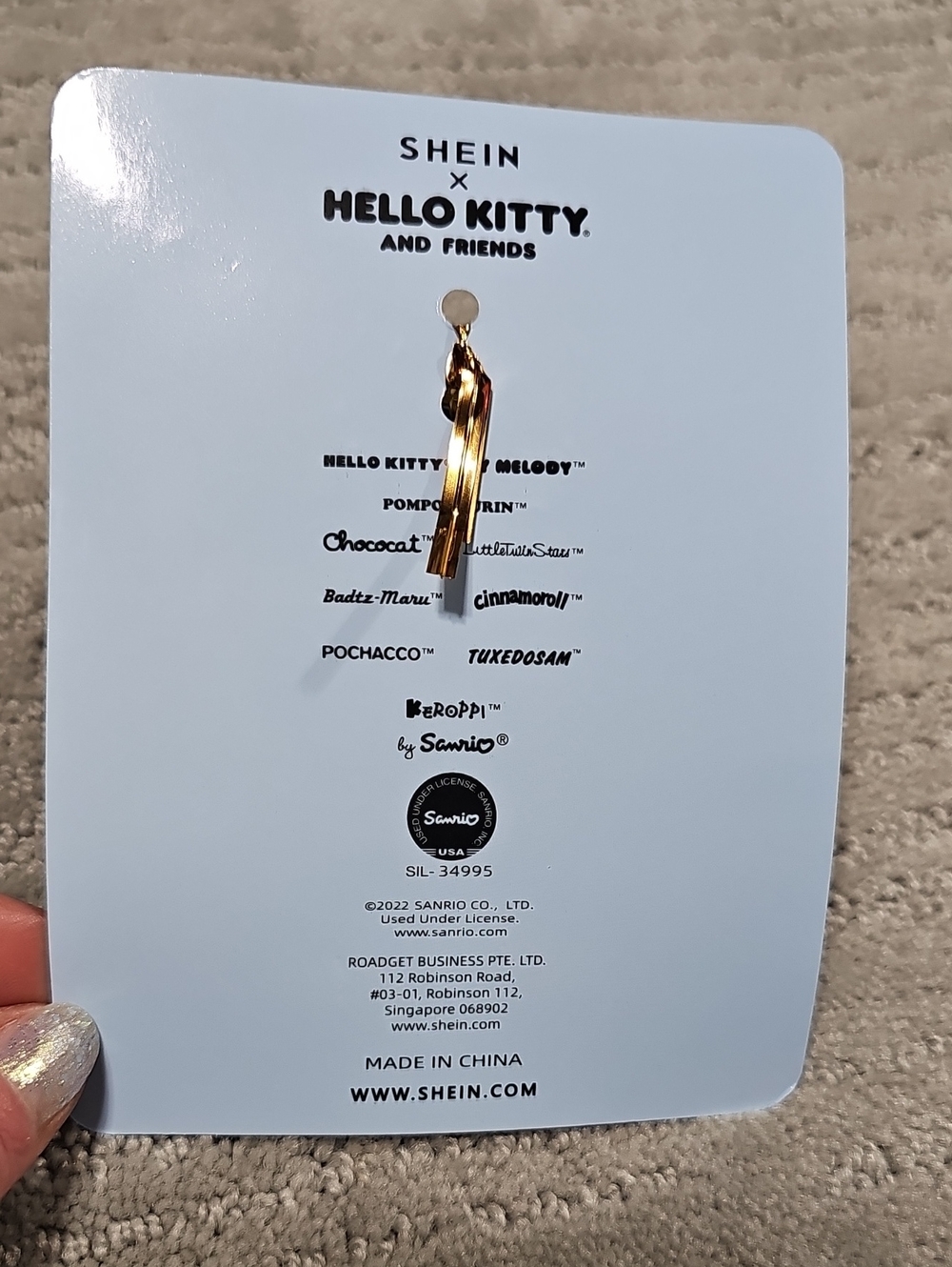 Hello Kitty and friends X SHEIN Accessories Graphic Design Bag Charm My Melody - Picture 3 of 4